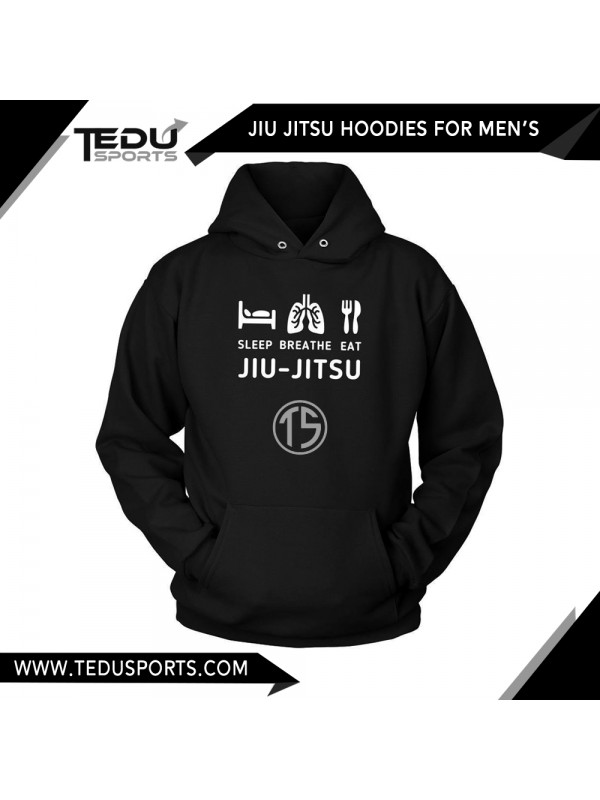 JIU JITSU UFC OCTAGON FIGHT RING PULLOVER HOODIE