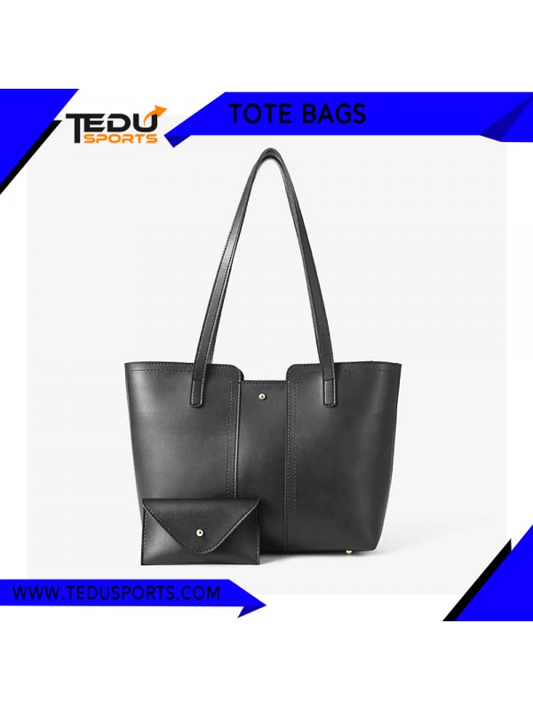 Tote Bag With Pouch (Black)