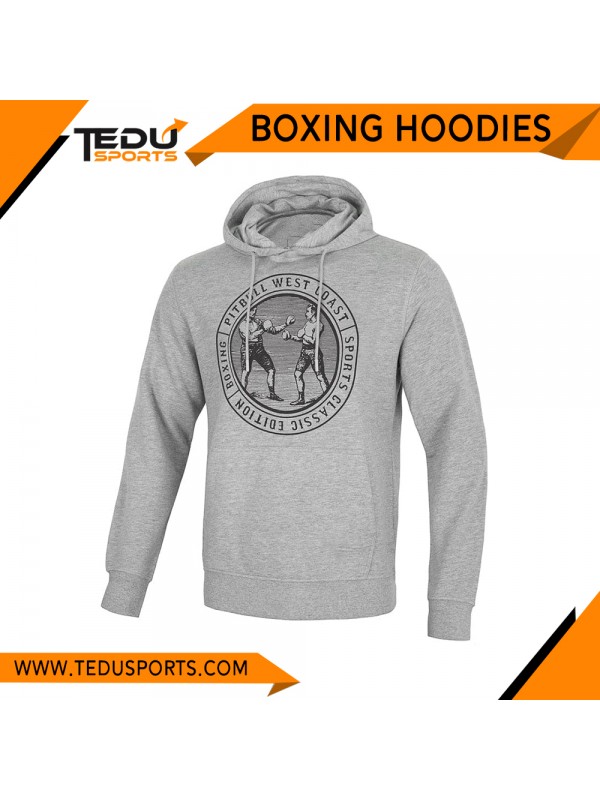 Hoodie Boxing Grey