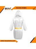 FIGHT ROBE WHITE & GOLD