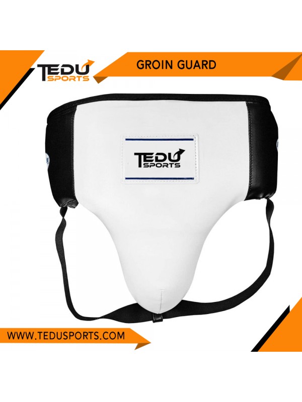 GROIN GUARD GENUINE LEATHER GOLD