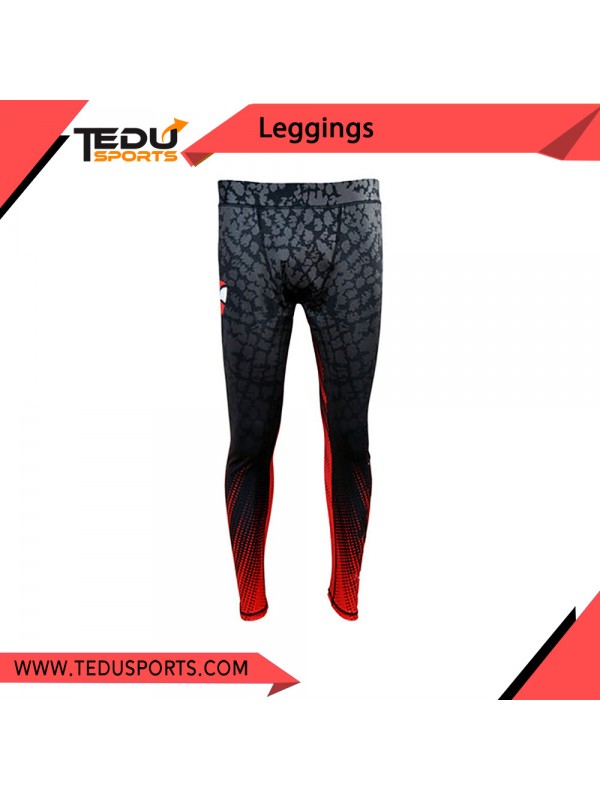 LEGGING MENS SPATS - BLACK/RED