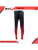 LEGGING MENS SPATS - BLACK/RED