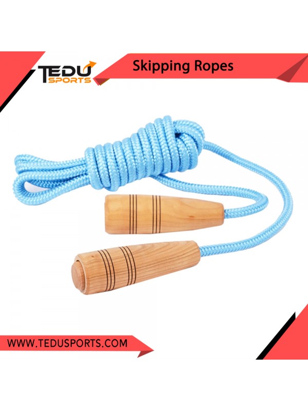 Skipping Rope Natural Handles 5m