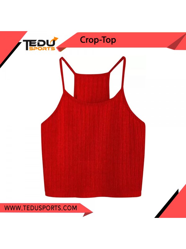 Women Kink Mesh Crop Top