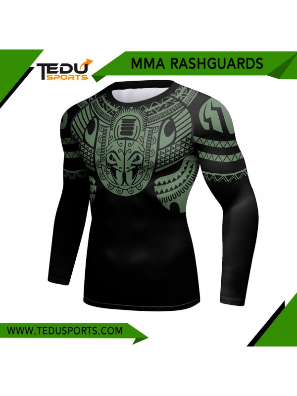 Men's Brazillian Jiu Jitsu BJJ MMA Rashguard Rash Guard