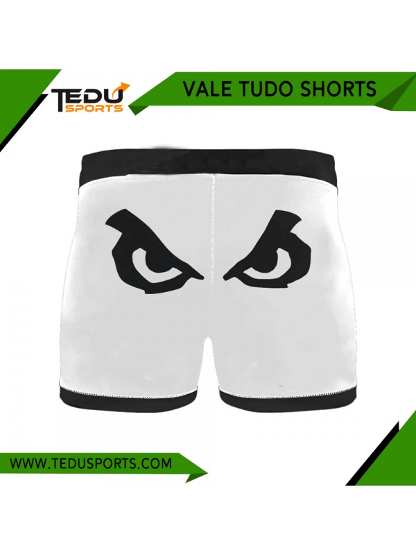 Vale Tudo Shorts White Training MMA