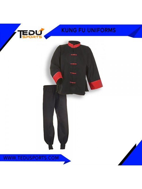 Kung Fu Uniform black/red