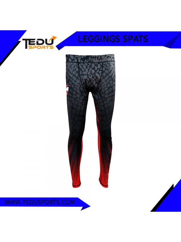 LEGGING MENS SPATS - BLACK/RED