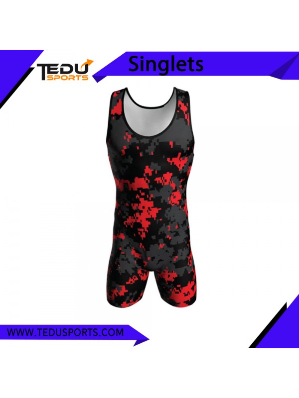 Men Wrestling Singlets