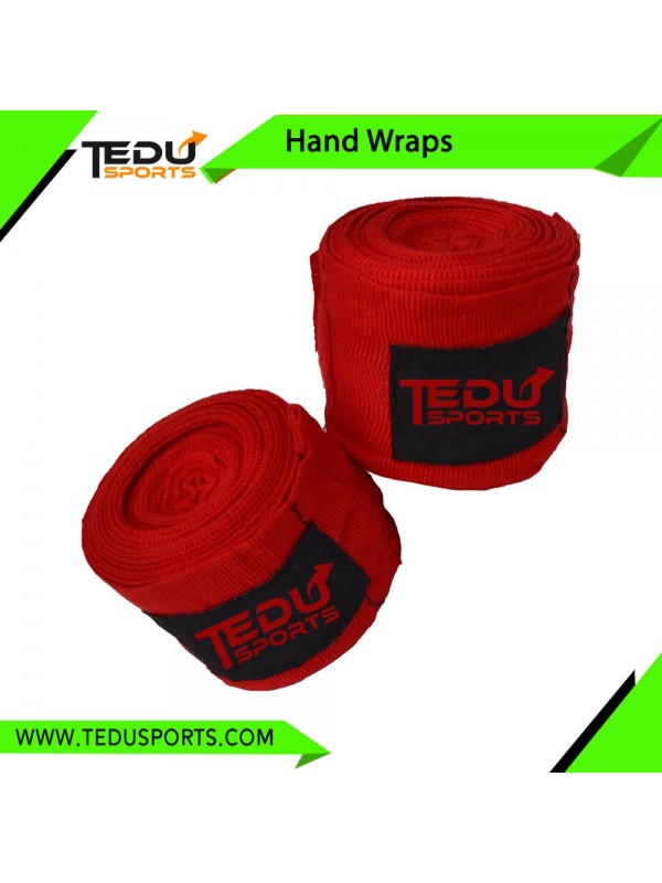 boxing Hand Wraps 460 cm Red